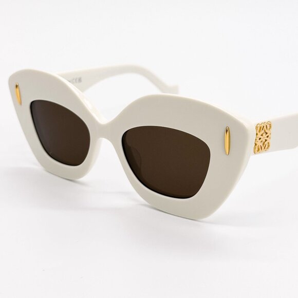 NEW LW40127I 25E, LOEWE WOMEN WHITE SUNGLASSES LOEWE main image 9